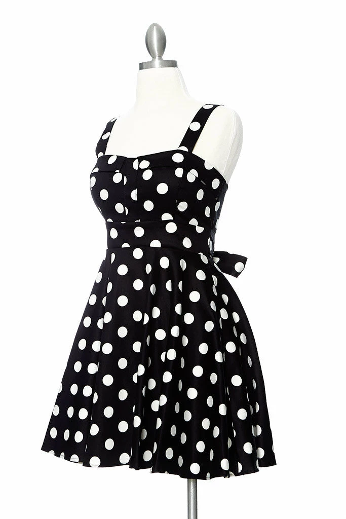 IXIA2 Missy Big Polka Dot Black Dress 4 IXIA2 Missy Big Polka Dot Black Dress
