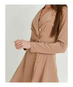 Love Tree Take On New York Trench Coat Taupe Jackets