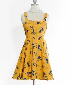 IXIA2 Steal Hearts- Yellow Dress Pin Up Dresses