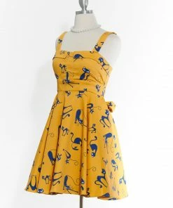 IXIA2 Steal Hearts- Yellow Dress Pin Up Dresses
