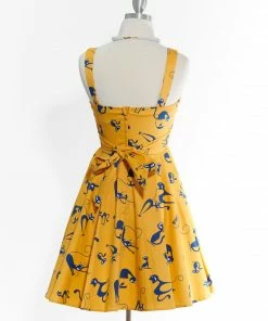 IXIA2 Steal Hearts- Yellow Dress Pin Up Dresses