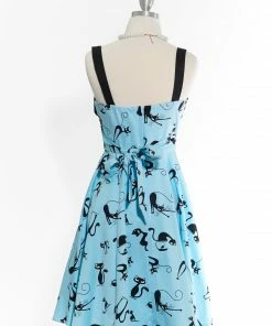 Varga Pin Up Dresses Steal Hearts- Black Strap Dress 7 Varga Pin Up Dresses Steal Hearts- Black Strap Dress