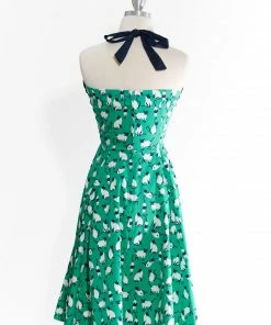 Varga Pin Up Dresses Cat ObsessedHalter Top Dress 7 Varga Pin Up Dresses Cat ObsessedHalter Top Dress