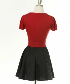 Varga Sweaters & Cardigans Honey Cropped Knitted Red Cardigan