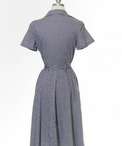 Varga Pin Up Dresses Check Please Shirt Dress