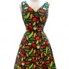 IXIA2 Pin Up Dresses Claire Veggie Dress