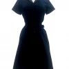 IXIA2 It's A Wrap Missy Black Shirt Dress Pin Up Dresses